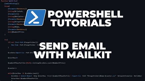 Net MailKit package. . Powershell install mailkit